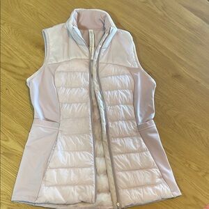 Lululemon Athletica Soft Pink Puffer Vest